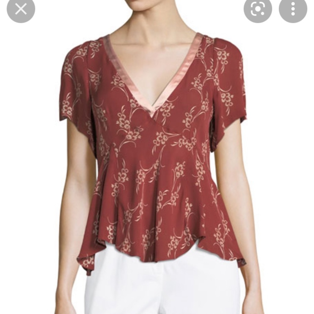 Cinq a Sept Whitley Floral Top